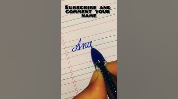 Requested name Anaya in cursive handwriting #request #viral #shorts #satisfying #satisfying #anaya