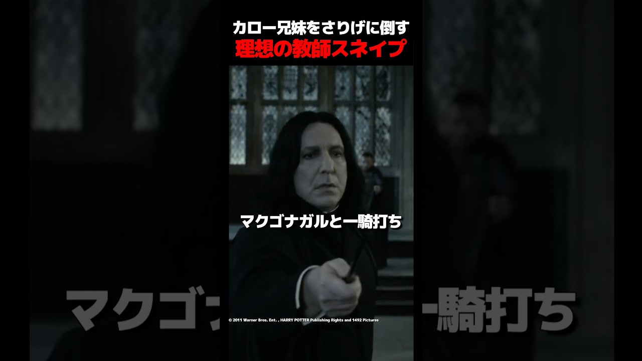「ハリーポッターと死の秘宝」教師の鑑スネイプ#紹介 #映画 #解説 #トリビア #小ネタ #ハリーポッター #ダンブルドア