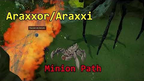 Araxxor/Araxxi - Minion Path 300% Enrage Guide