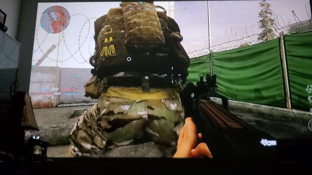 Testing Xbox One X on 150 inch Bomaker Parrot 1 Projector