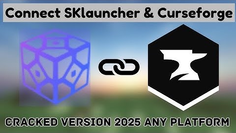CRACKED SKlauncher & Curseforge connect tutorial !! (Works on every platform)