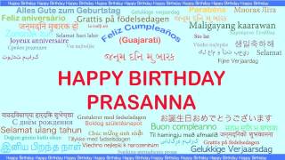 Prasanna   Languages Idiomas - Happy Birthday