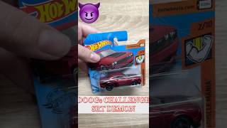 🔥 Hot Wheels Dodge Challenger SRT – Red Muscle Beast!