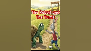 The Fast Rabbit vs. The Steady Turtle 🐢| Who Wins? | #kids #shortstory #moralstory #AnimalStories