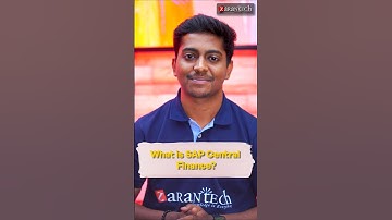 What is SAP Central Finance? | ZaranTech #Shorts