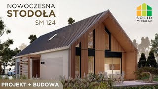 NOWOCZESNY I PRZESTRONNY DOM MODUŁOWY - SM 124