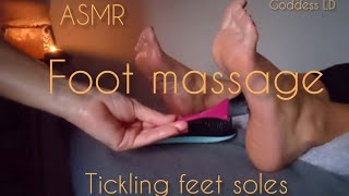 Foot Mage & Tickling Feet Soles Asmr