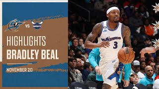 Highlights: Bradley Beal puts up 26 points vs Charlotte Hornets - 11/20/22