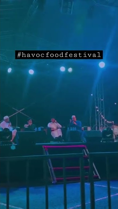 aliff aziz at #havocfoodfestival