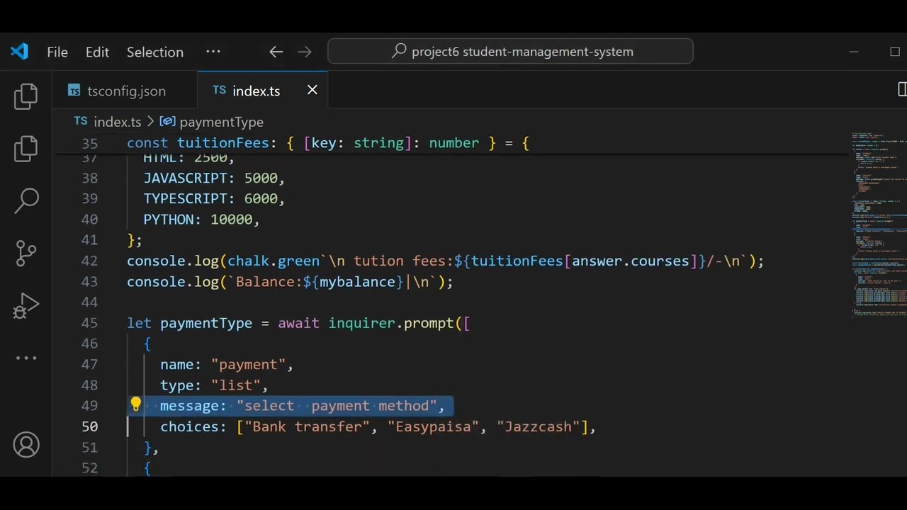 students management systems part1 cli project giaic - YouTube
