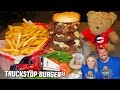 Dottie's Truck Stop Triple Burger Challenge!!