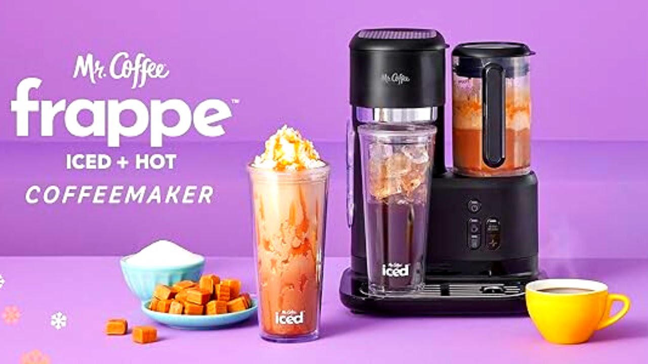 Mr. Coffee Single-Serve Frappe, Iced, and Hot Coffee Maker : Your  All-in-One Coffee Solution! 