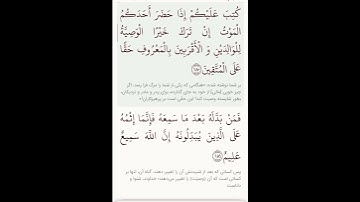 سوره بقره آیات ۱۷۸و۱۷۹با معنی گویا گوارای وجودتان #قرآن #قران_كريم #قران #قرآن_كريم #youtube