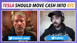 Tesla should move cash into Bitcoin before other tech giants | w/ Michael Saylor