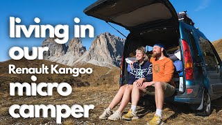 Do We LIKE Living in a Car?! | Renault Kangoo Micro Camper | Budget Travel 4K