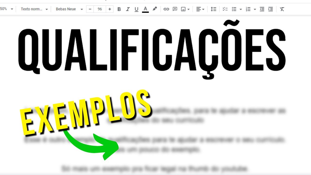 Exemplos De Qualificações Para Colocar No Curriculo