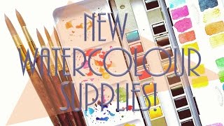 Travel Watercolor Set Tips - Winsor and Newton Cotman Mini Plus Palette  Hack & Test Paint 