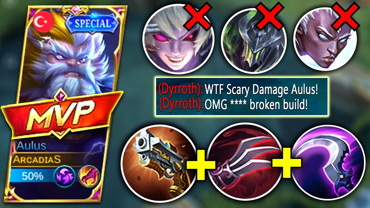 NEW OP BUILD FOR AULUS!!🔥 LET'S TRY! AULUS MOVILE LEGENDS