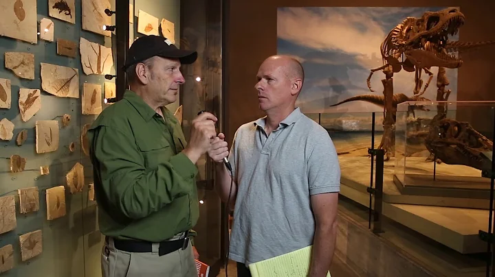 Paleontologist Kenneth Lacovara at NHMU