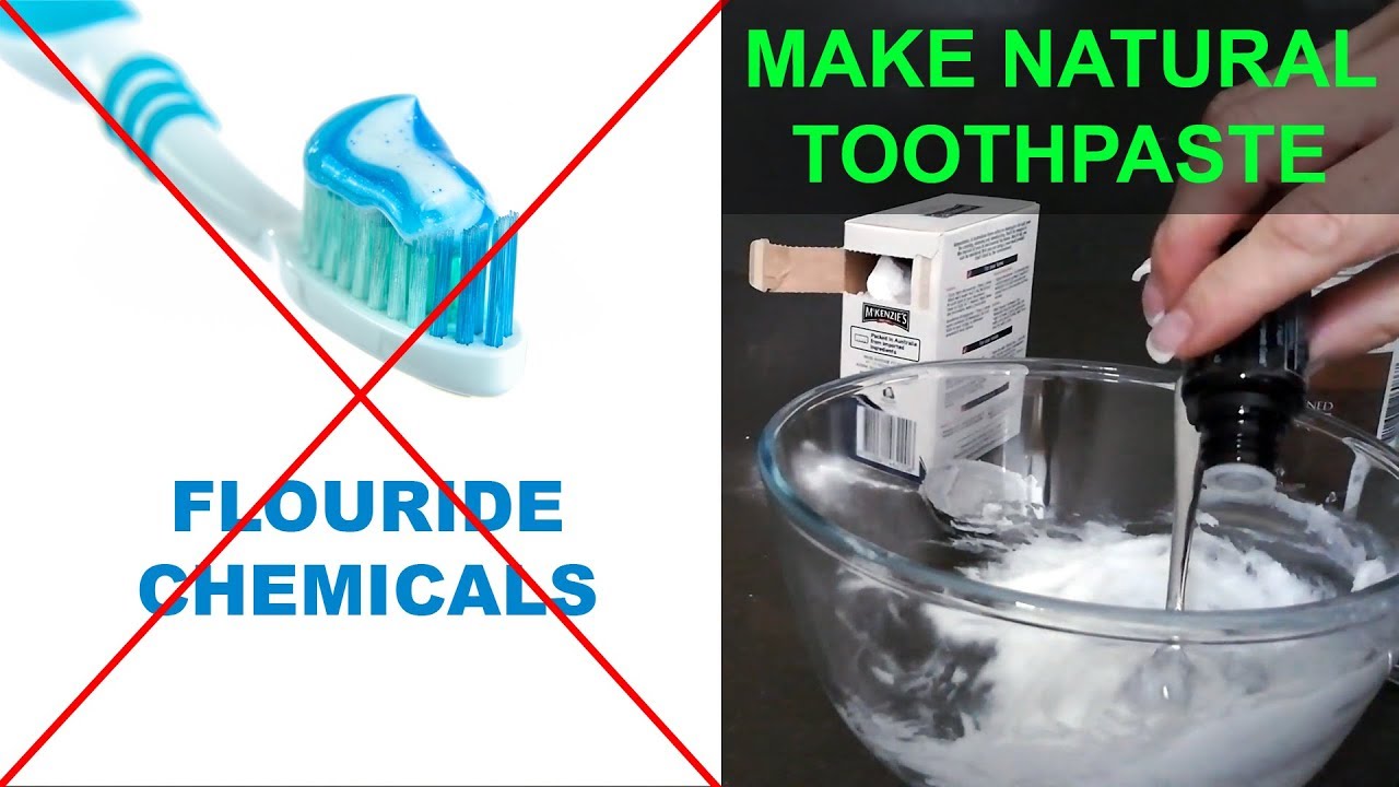 How To Make Natural Toothpaste Baking Soda Toothpaste Recipe Youtube