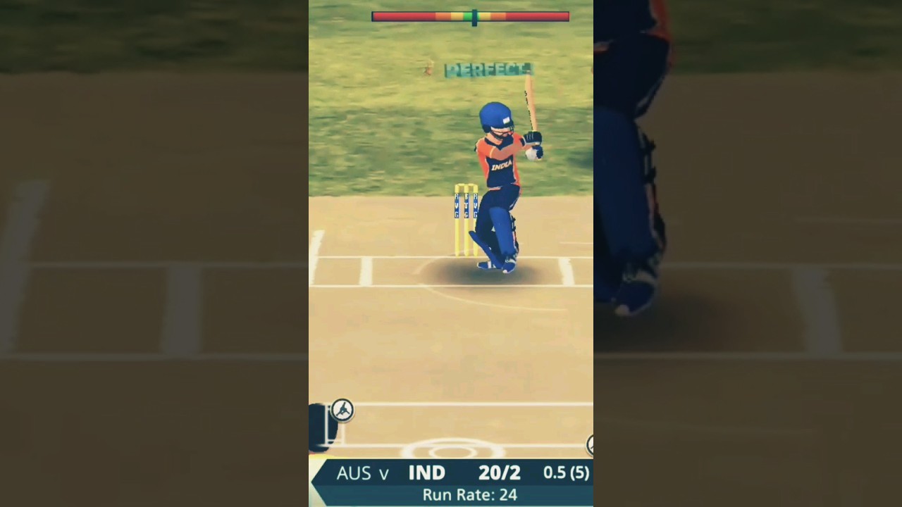 king kholi hit a massive six  rvg cricket game