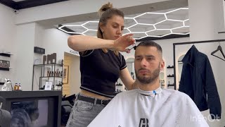 #barbergirl #barbershop #asmrvideo #barberlife #reels #reels #tiktok