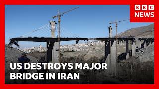 Famous US destroys major bridge in Iran with retaliation strikes by Iran on Israel and Gulf | BBC News Profile