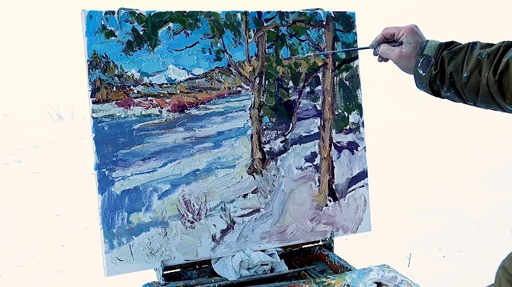 Plein Air Painting: The Big Hole River in Winter