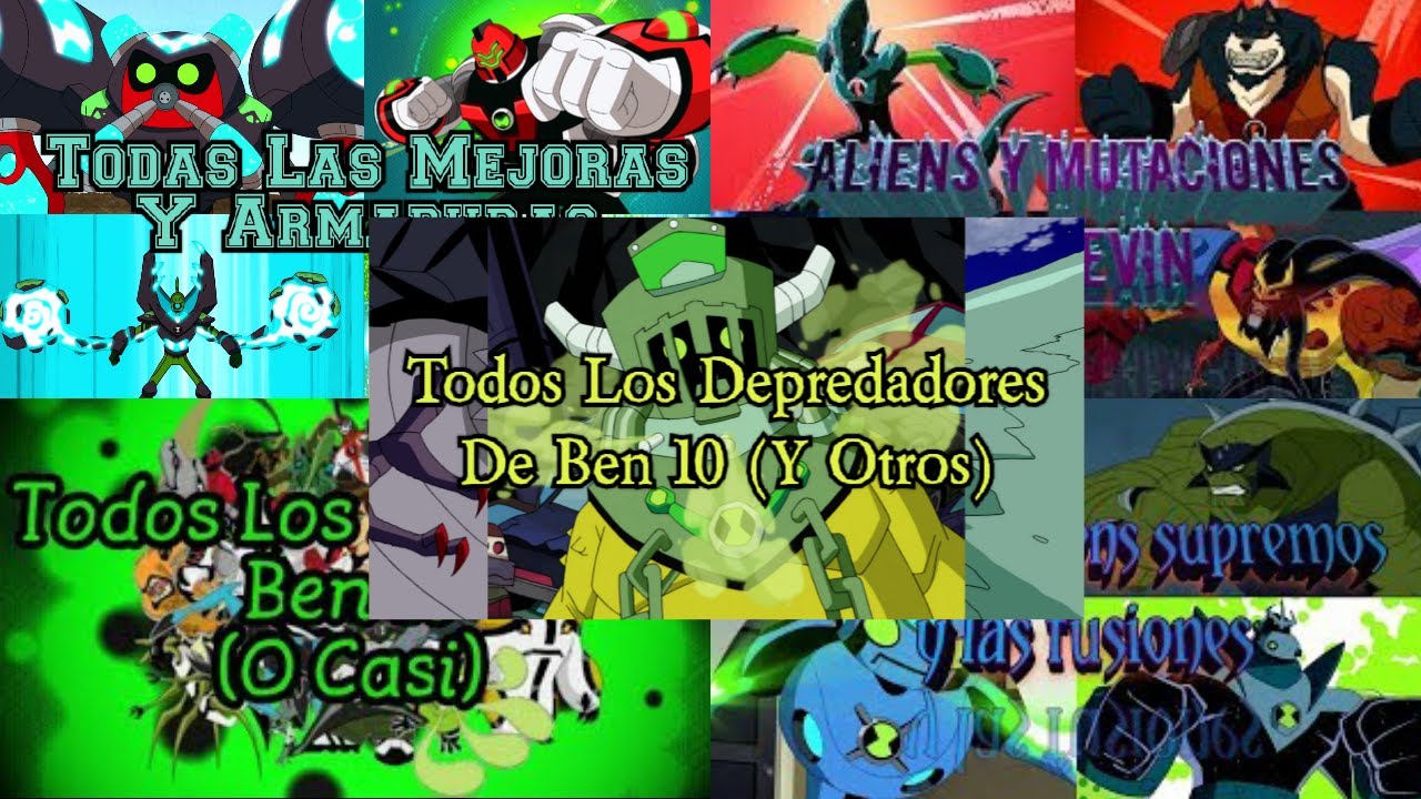 Todos o aliens do Ben 10 Clássico Parte 1 #einerd #ben10clássico #ben