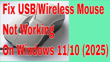 Fix USB/Wireless Mouse Not Working On Windows 11/10 (2025)
