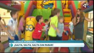 Promo hinchables en Juslibol- Rocio Cano- Aragón en Abierto