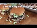 Carolina Style Pulled Pork Sandwiches | Carolina Barbecue on Big Green Egg Malcom Reed HowToBBQRight