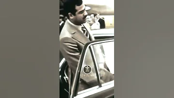 لماذا يستخدم صدام حسين هذه الطريقة بصعود السيارة 