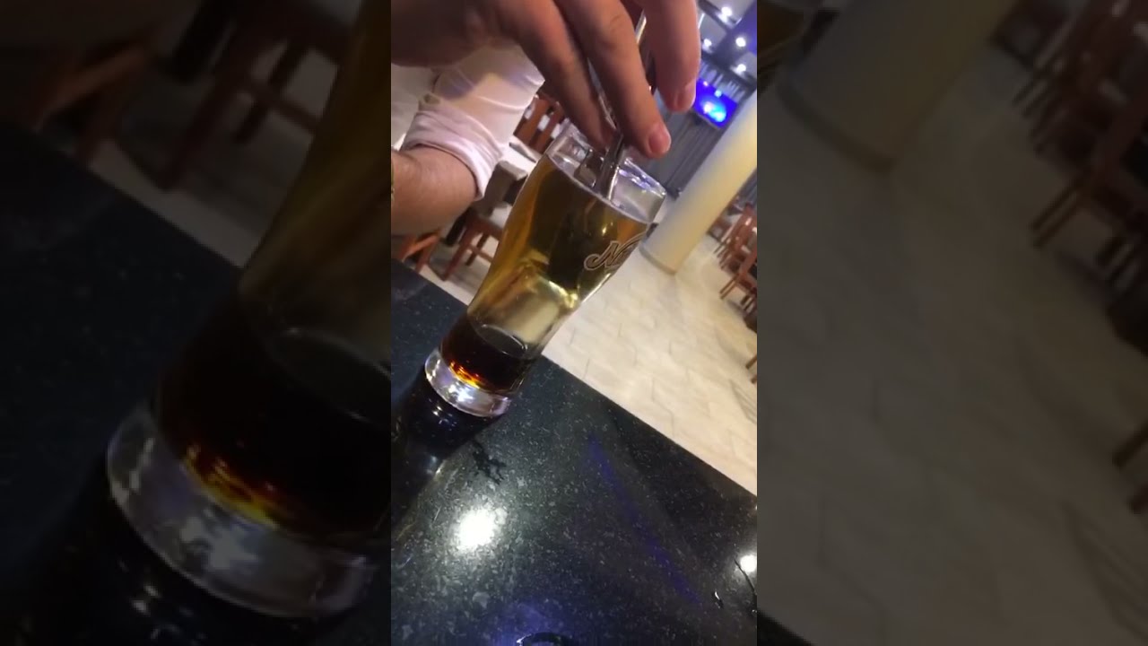 Jagermeister in Beer - Mixed Cocktail - YouTube