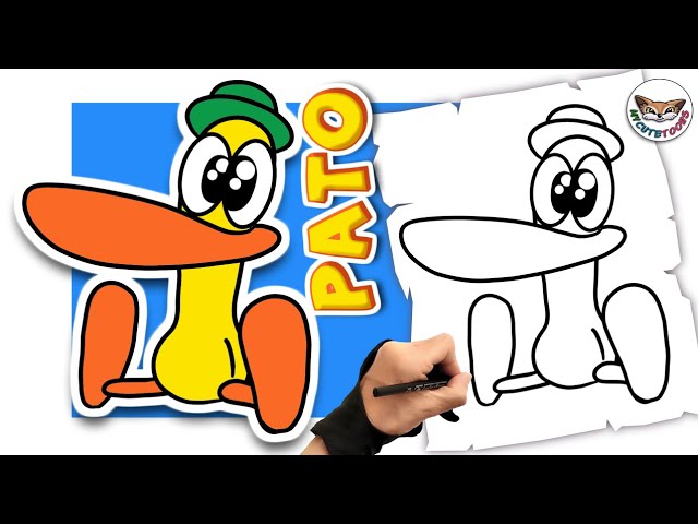 COMO DESENHAR O PATO DE POCOYO /// HOW TO DRAW DUCK/POCOYO 