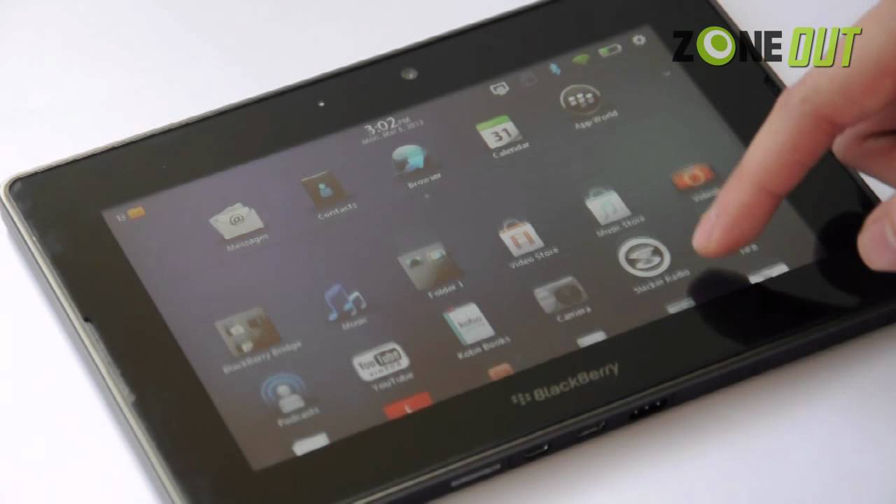 Blackberry PlayBook OS 2.0 - Hands-on Demo