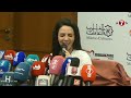 ديانا حداد تغني مقطع من اغنيتها الأسطورية أمانيه خلال ندوتها الصحفية بموازين