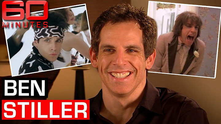 Ben Stiller reveals inspiration behind his most iconic characters | 60 Minutes Australia