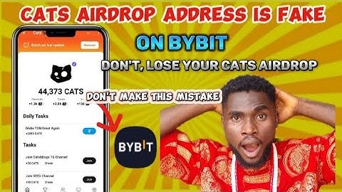 How To Connect Your Cats Airdrop To Bybit Wallet|| How To Withdraw Cats Airdrop To Bybit Wallet.