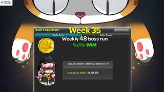 BACK FROM VACATION AND THE GRIND CONTINUES! Maplestory N Weekly bossing ~ week 35