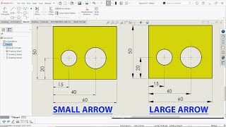 How to Change Leader Arrow Size in SolidWorks Drawing ? by CAD CAM TUTORIAL BY MAHTABALAM 5,033 views 2 months ago 1 minute, 31 seconds