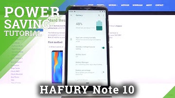 How to Enable Power Saving Mode in HAFURY Note 10 – Find Battery Saver Options