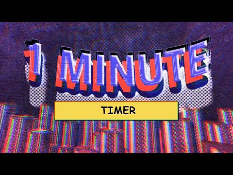 1 Minute Timer Comic Spider-verse theme