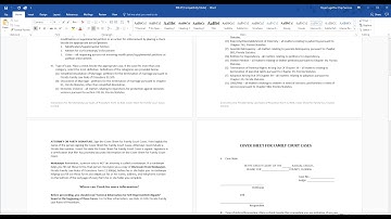 PREPARING SIMPLE DIVORCE FORMS - FLORIDA