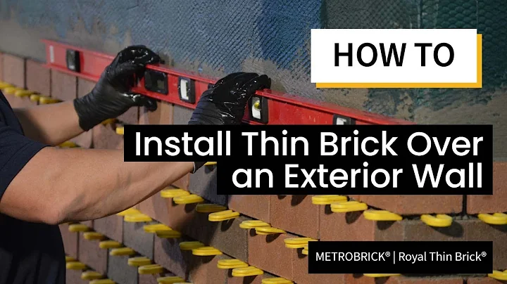 How To Install Thin Brick over an Exterior Wall - Ironrock®