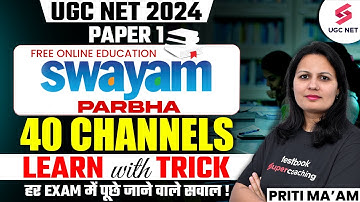 Swayam Prabha UGC NET | Higher Education UGC NET Paper 1 | UGC NET Paper 1 By Priti Ma