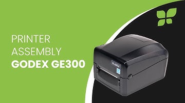 Assembly and installation of the GODEX GE300 printer for labels and funeral wreaths.