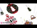 How to Bead Weave Brick Stitch Christmas Ornaments