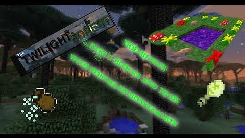 Twilight Forest mod review Pt1 Blocks and Items