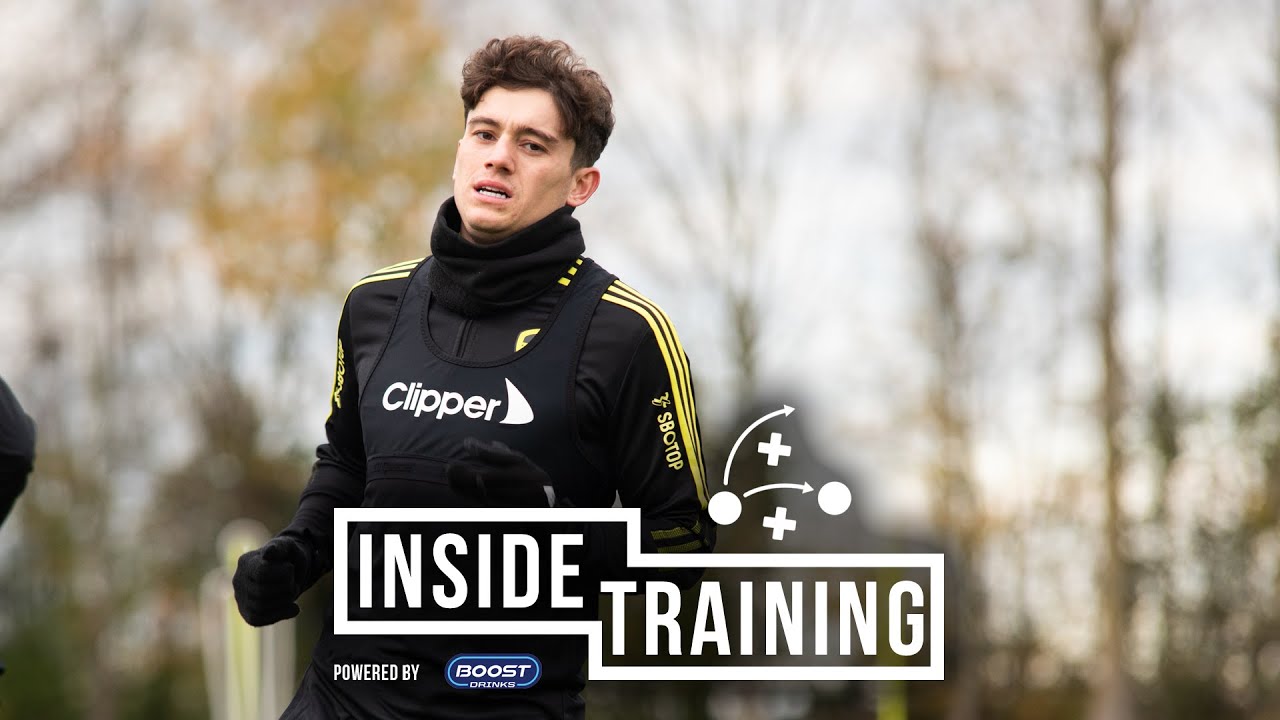 Meslier saves, keep-ball and running drills | Inside Training at Thorp Arch